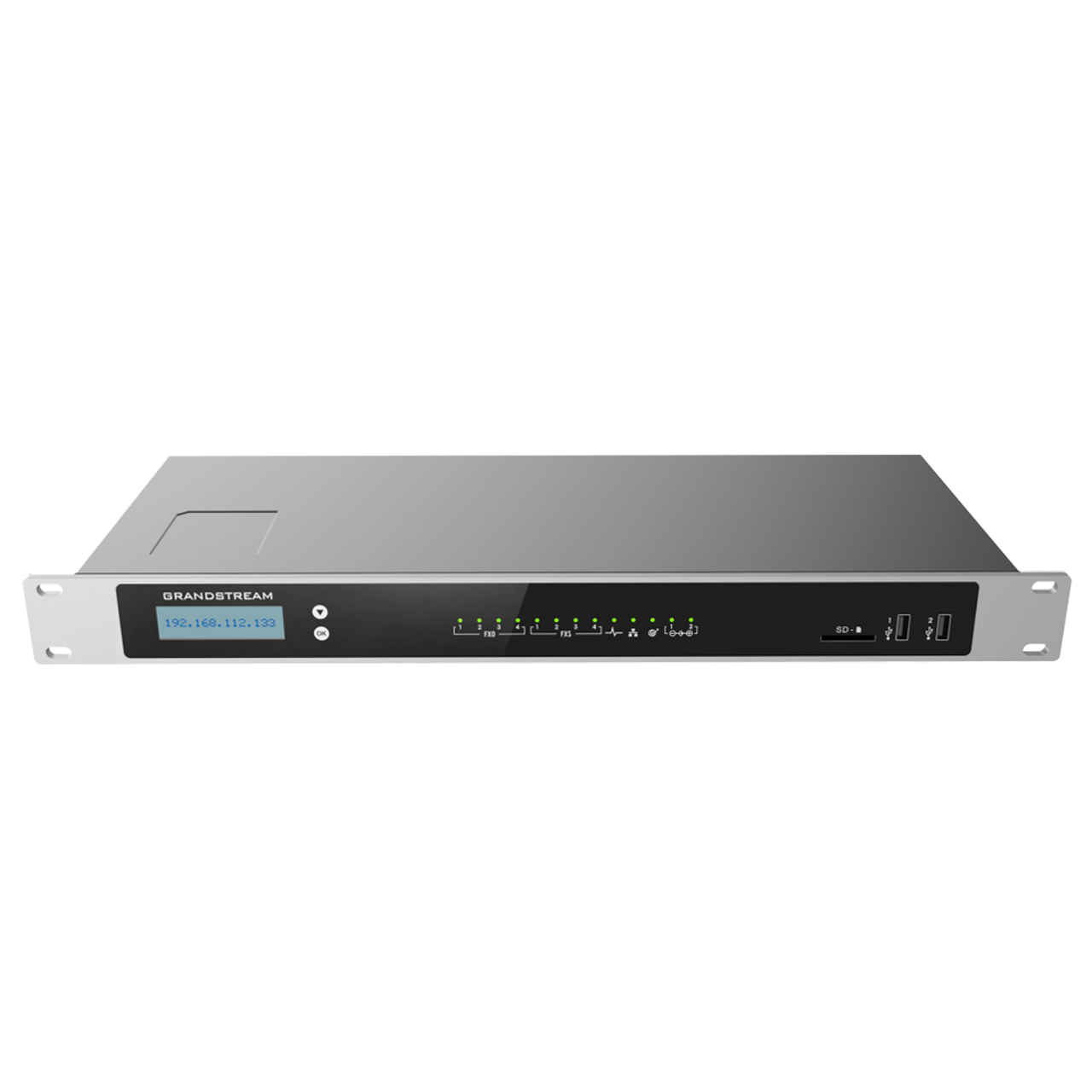 Grandstream UCM6304 On-Premise IP PBX with 4x FXO, 4x FXS Ports, Support for 2000 Users, Full-Band Opus Voice Codec & H.264/H.263/H.265/VP8 Video Codec