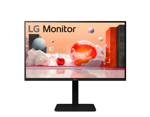 LG 27" Full HD IPS Monitor 27BA550-B - 1920x1080, 100Hz, Built-in Speakers, Ergonomic Adjustable Stand, Reader Mode & Flicker Safe
