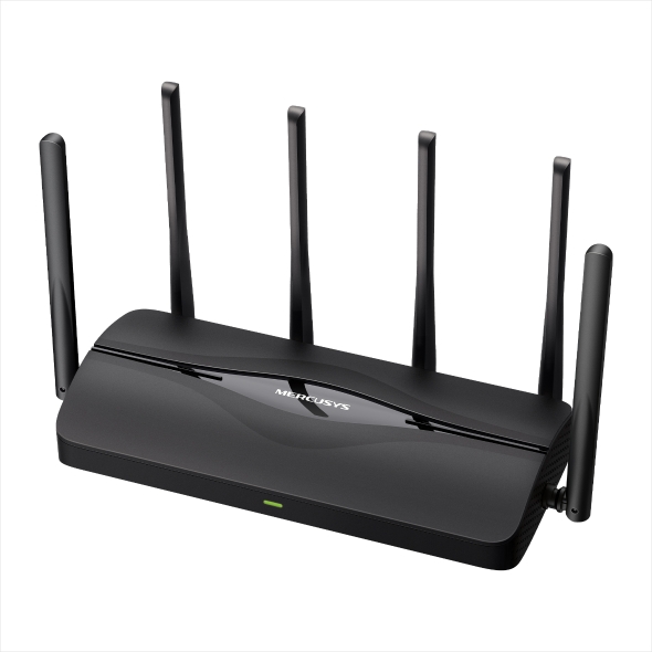 Mercusys MR37BE BE6500 Dual-Band Wi-Fi 7 Router with 2.5 Gbps WAN & LAN Ports, 6 High-Gain Antennas, EasyMesh Compatibility