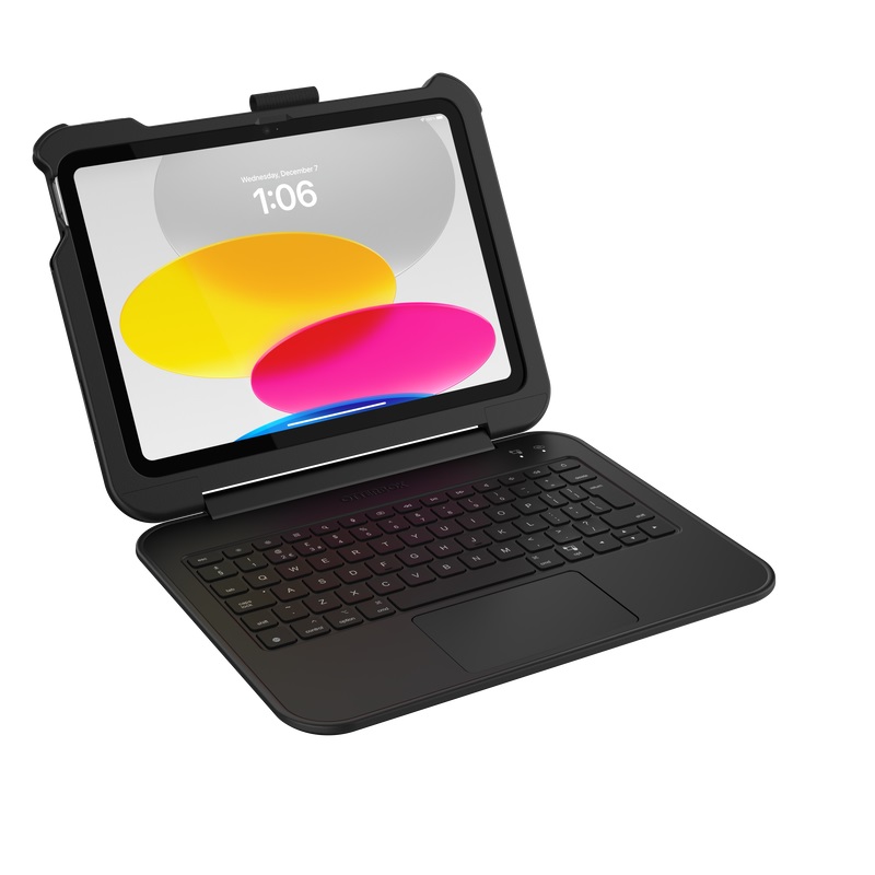 OtterBox Achiever 360 Keyboard Case for Apple iPad 11.0" 11th Gen (A16) & 10th Gen (10.9") - Black, English Layout