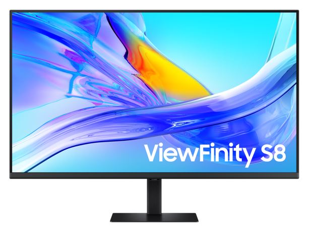 Samsung 37" ViewFinity S8 UHD 4K HDR10 60Hz VA Monitor with USB-C 90W PD, Built-in LAN & KVM Switch - LS37D800UAEXXY