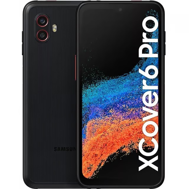 Samsung Galaxy XCover6 Pro 5G 128GB EE Rugged Smartphone - 6.6" FHD+ 120Hz, 6GB RAM, 50MP+8MP Camera, IP68, Replaceable 4050mAh Battery