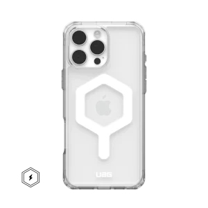 UAG Plyo MagSafe Rugged Case for Apple iPhone 16 Pro Max 6.9" - 16ft Drop Protection, Anti-Yellowing, Ice/White