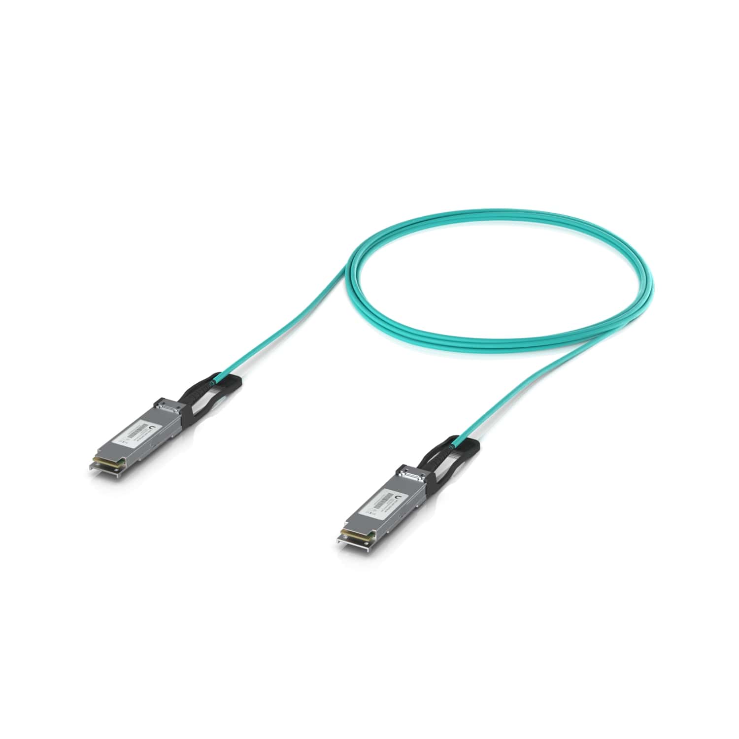 Ubiquiti 20M 100G Long-Range QSFP28 Direct Attach Cable - OM3 Multimode Fiber, 100Gbps Data Rate