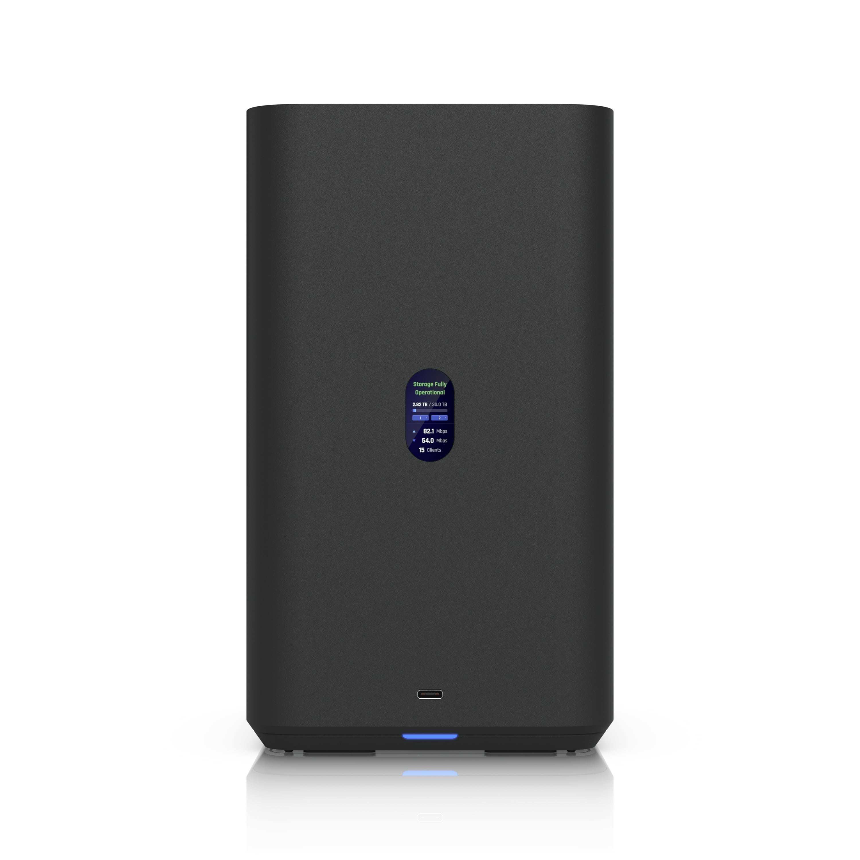 Ubiquiti UNAS 2 2-Bay UniFi Network Attached Storage with 2.5 GbE, USB-C, PoE++ Adapter, 4GB RAM, RAID 1 Support